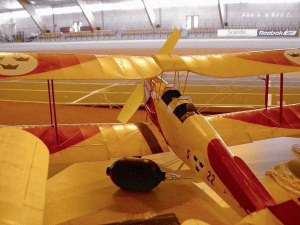 CO2 powered Tiger Moth